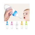 Safe Newborn Baby Feeding Bottle Toddler Silicone Squeeze Feeding Spoon Milk Bottle Baby Training Feeder Food Supplement. 