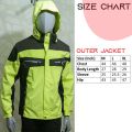 2 in 1 Waterproof Men's Jacket suitable For Both Winter And Summer. 