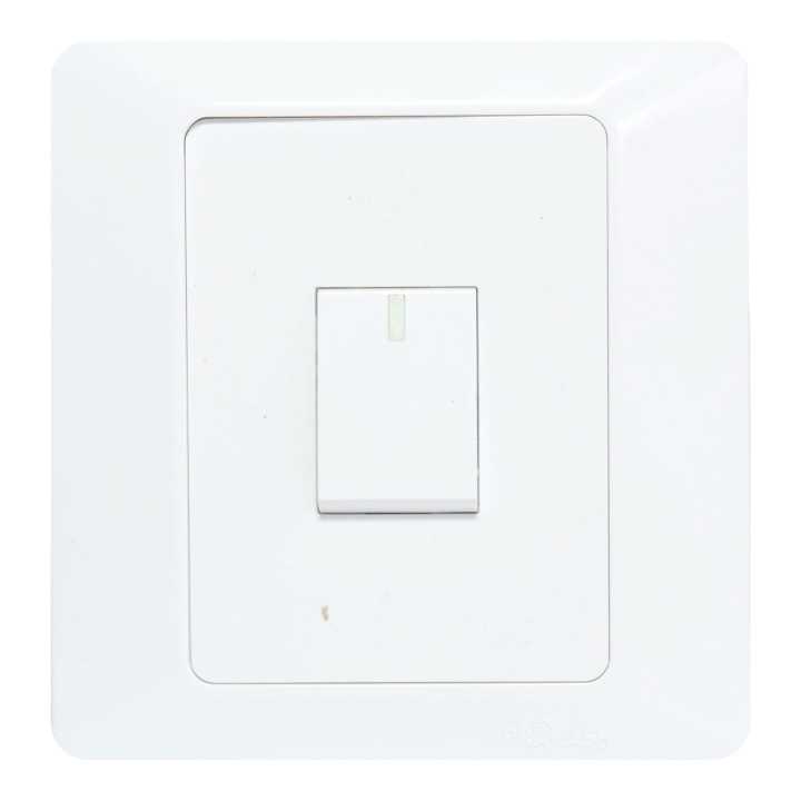 Prakash White 10 AH 1 Gang 1 Way Switch | Daraz.com.np