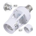 Infrared Sensor Lamp Holder B22 Pin To E27 Screw Lamp Holder With Plug Light Socket Adapter Motion Sensor Plug PC Lamp Head For E27 Led. 