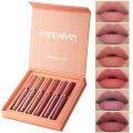ZEBF--6 PCS Lipstick Set Make-up for Women Non Stick Cup Waterproof Long Lasting Cosmetics Korean Makeup Matte Lipstick. 