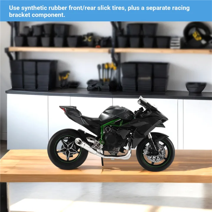 1:12%20H2%20R%20Motorcycle%20Diecast%20Alloy%20Model%20Toy%20Collection%20Black%20-%20Image%205