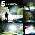 Sales promotion Rechargeable Led Flashlight Super Bright Portable Ultra Power Long Range Tactical Torch Lamp Outdoor Emergency Camping Lantern. 