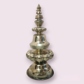 Brass Gajur/Pinnacle Double Ambasa/Layered 28.5 inch/73 cm Heavy (2.5 feet). 