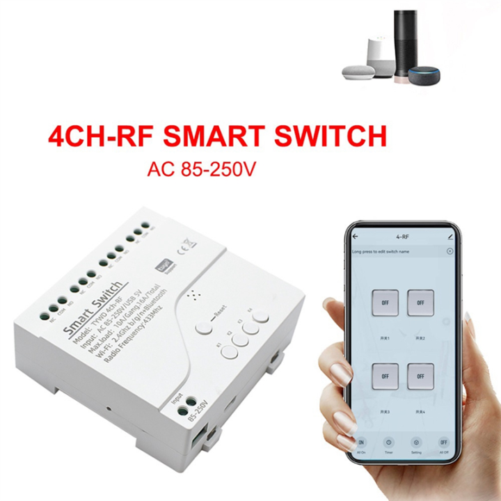 1%20Piece%20Tuya%20Smart%20Switch%20WiFi%20Switch%20Module%20DIY%20Home%20Automation%20Module%20AC%2085V-250V%204CH%20RF%20White%20for%20Alexa%20Home%20-%20Image%207