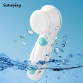 Sutuiying Waterproof Rotating Silicone Facial Cleansing Brush Remove 2025 New Blackhead Pore Cleaning Electric Face Beauty Brush. 