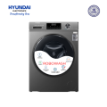Hyundai 8kg Front Load Washing Machine HYWM-FL08-BIH | Robowash Technology | BLDC Inverter Motor | LED Display | 15 Wash Programs | Energy Efficient. 