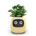 AI Pet Flowerpot Planting Robot 7 Smart Sensors Smart Planter Plant Time Temperature Display Flower Pots Yellow. 