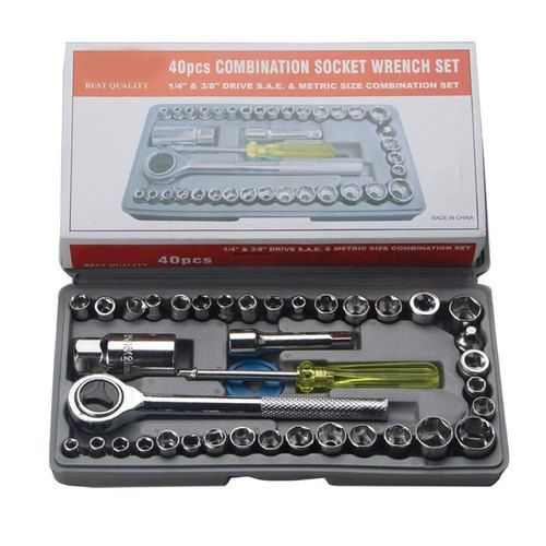 40 in 1 Screw Driver Set PCS Automobile Motorcycle Tool Box Set Socket Wrench Hardware Auto Car Repair Tools