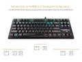 GAMDIAS Portable Mechanical Keyboard. 
