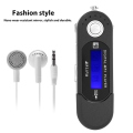 MP3 Player MP3 USB Player with Earphone 8GB, Portable with LCD Screen for Walking Running. 