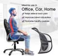 Orthopedic Car Back Pain Relief Support: Lumbar Back Rest for Home Office Chair. 