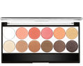 Odbo 12 color eyeshadow palette OD210 No-01 With Free Lipliner By Genuine Collection. 