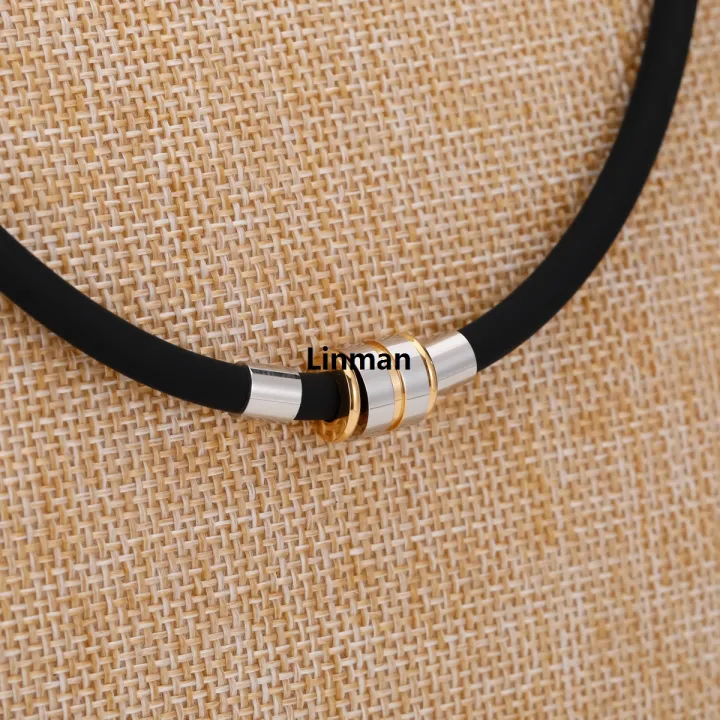 Silicone%20Titanium%20Steel%20Anion%20Pendant%20Necklace%20Hematite%20Magnetic%20Therapy%20Collar%20-%20Image%203