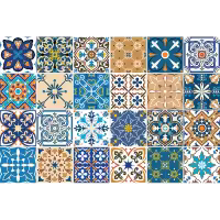 Wall Stickers Cement Tiles Basilicato