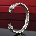 【41702198】Massive Bracelet Wolf Bangle Wristband Nordic Vikings Cuff. 
