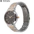 Titan   2569Km03 Neo Black Dial Multifunction Watch For Women-Silver/Gold. 