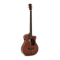 Sigma BMC-15E Acoustic Electric Bass Guitar w/ Case. 