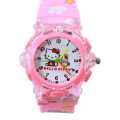 Pink Color Hello Kitty Kids Watch For Girls. 