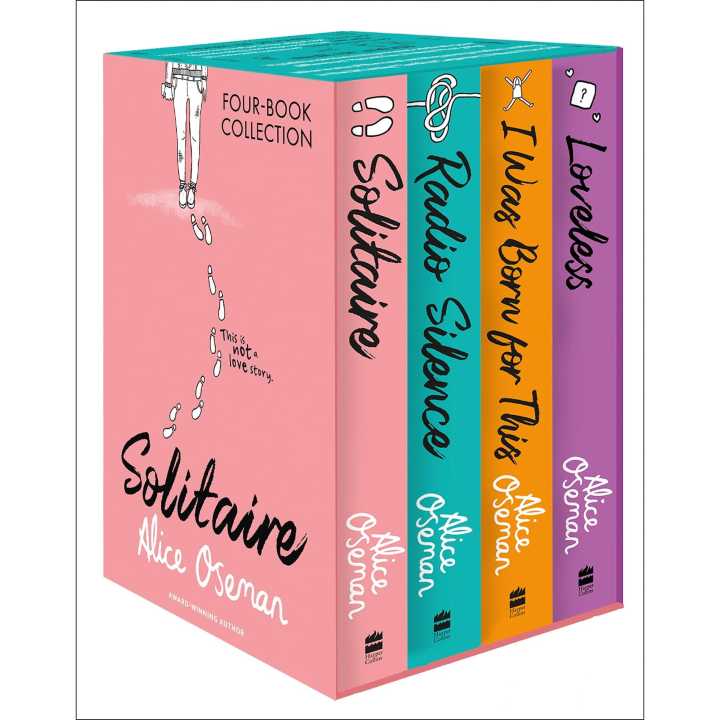 Alice Oseman Four-Book Collection Box Set - Solitaire, Radio Silence, I Was Born For This, Loveless