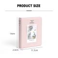 1PC 64 Pockets Photo Album 3 Inch Pictures Storage Case Stamps Tickets Cards Organizer For Fujifilm Instax Mini 12/11/9. 