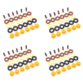 FORIDE 4X Fuel Injector Repair Kit 0280150440 13641703819 for E60 E39 520I 523I Car Replacement AY-RK004. 