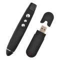 PP-1000 Wireless Presenter with Laser Pointer – USB PowerPoint Clicker, 2.4GHz Remote Control for PPT Slides, Includes Storage Pouch. 