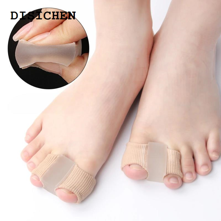 DISICHEN Luxury 1Pcs Silicone Toe Spreader Separator Bunion Hallux Valgus Corrector Thumb Finger Correction Straightener Foot Care Tool