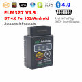 2025 New ELM327 V1.5 super mini OBD2 Diagnostic Interface Bluetooth 4.0 for IOS/Android ELM 327 Code Reader Tool Support multi-brand car. 