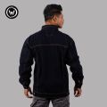 Wraon Dark Blue Solid Premium Baggy Denim Jacket For Men - Fashion | Jackets For Men | Men's Wear | Denim Jackets |. 