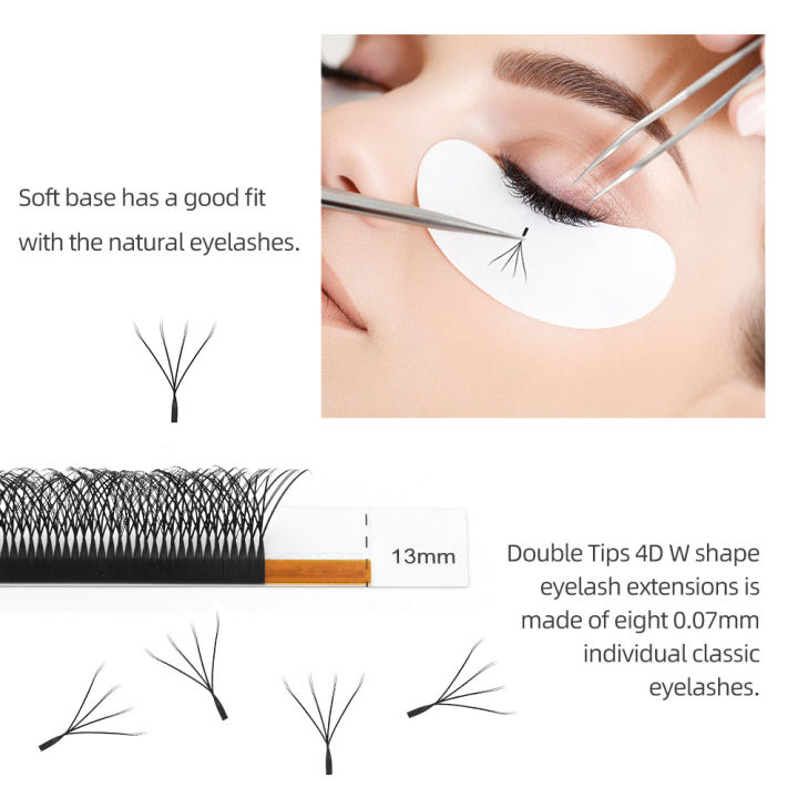 NAGARAKU%20Double%20Tips%204D%20W%20Shape%20Eyelash%20Extensions%20Premade%20Fans%208D%20Volume%20Bundle%20Lashes%20-%20Image%204