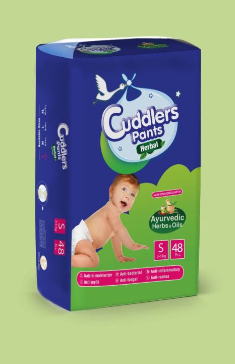 Cuddlers%20HERBAL%20Diapers%20Small%2048%20pcs%20(3-6%20kg)%20-%20Image%202