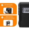 Metal Password Key Box Wall Mounted 4 Digits Password Storage Box Waterproof Anti Theft Safe Lock Large Capacity Keybox. 
