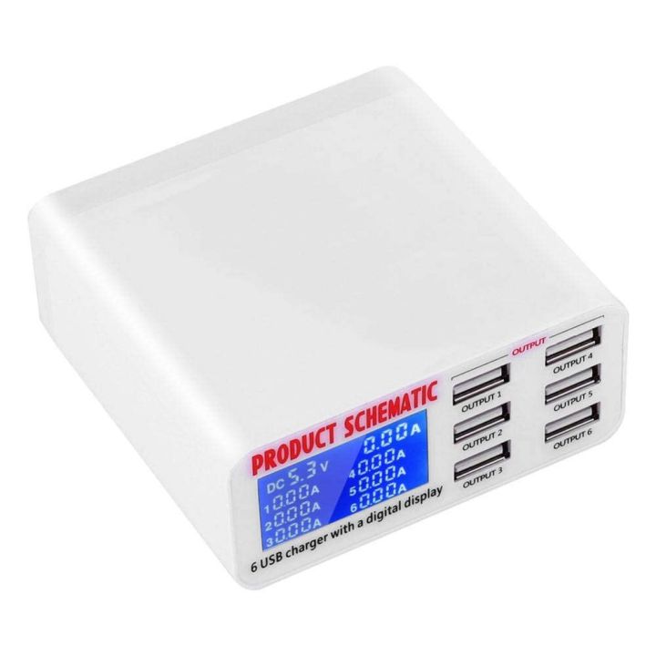 Quick%20Charge%203.0%206Port%20USB%20Fast%20Charging%20Dock,%20Strong%20Compatibility%20USB%20Charger,%20Multi%20Port%20USB%20Wall%20Charger,%20LCD%20Display%20ligent%20IC%20Auto%20Detect%20Tech%20-%20Image%2010
