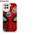 Jizetin for Realme 8 5G Back Cover Spider Man PU Leather For Girls Boys Soft Phone Case. 