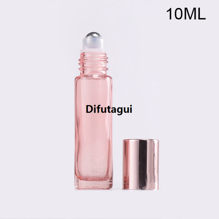 Difutagui%201PCS%20Glass%20Roll%20On%20Bottle%205/10ml%20Pink%20Roller%20Bottle%20Essential%20Profesional%20Oil%20Lip%20Gloss%20Refillable%20Tube%20Empty%20Jar%20Glass%20Perfume%20Bottle%20-%20Image%207