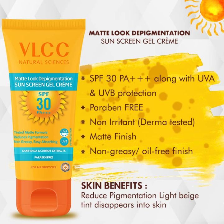 Vicc%20Matte%20Depigmentation%20Look%20SPF%2030%20Sun%20Screen%20Gel%20Cr%C3%A8me%20-%20Image%202
