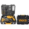 Ingco 107 PCS tool set box with 2pcs drill machine. 