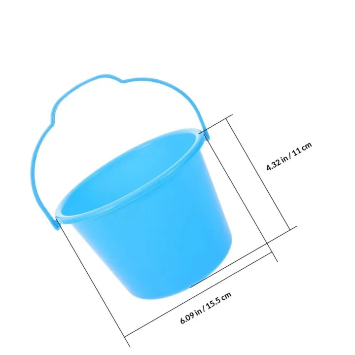 6%20Pcs%20Festival%20Supplies%20Water-Splashing%20Festival%20Toy%20Water-Splashing%20Festival%20Buckets%20Large%20Capacity%20with%20Handle%20Sand%20Pails%20Portable%20Design%206Pcs%20Set%20Plastic%20Buckets%20Outdoor%20Summer%20-%20Image%202