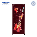 Hyundai 185L Single Door Direct Cool Refrigerator | HYRF-185L | Toughened Glass Shelves | Low Noise Operation | Energy Efficient. 