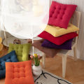 Solid Color Thickened Corn Kernel Nine Needle Plush Student Office Long Sitting Tatami Soft Seat Cushion. 