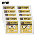 10Pcs Cleaning Cloth High Quality Glasses Cleaner Eyewear Cloth Individual Packing Len Phone Screen Cleaning Wipes. 
