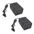 fasdaga 2X 200W Voltage Converter Transformer 220V to 110V AC Travel Voltage Transformer Converter EU Plug. 