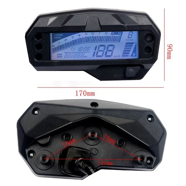 XHHDQES%20Universal%20Motorcycle%20Lcd%20Digital%20Meter%20Speedometer%20Odometer%20Tachometer%201000RPM%20Gauge%20for%20FZ16%20-%20Image%205