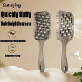 Sutuiying 1PCS Detangling Hairbrush Anti-static Massage Combs Degradable High Quality Hollow Massage Hair Comb Wet Dry Dual Purpose HairBrush. 