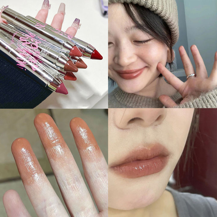 Cappuvini%20Silver%20Tube%20Matte%20Silk%20Smooth%20Crayon%20Lipstick%20Makeup%206%20Colors%20Chocolate%20Brown%20Lipstick%20Stick%20Lip%20Gloss%20Korean%20Cosmetic%20-%20Image%203