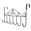 Creative Iron Door Hanging Hook Wall Clothes Hanger Rack. 