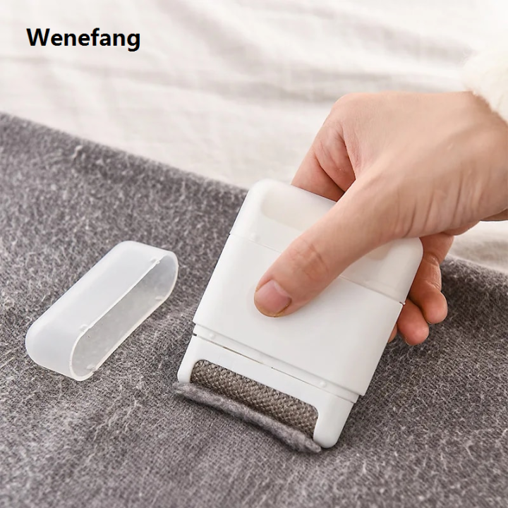 Wenefang%20transparent%20bag%20Mini%20Lint%20Remover%20Rollers%20Hair%20Ball%20Trimmer%20Sweater%20Carpet%20Clothes%20Pet%20Hair%20Remover%20Portable%20Double-headed%20Hair%20Remover%20-%20Image%203