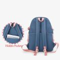 New High Capacity Backpack Multi-Pocket Nylon School Bags College Waterproof Book Bag Female. 