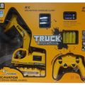 Remote Control Jcb Excavator Toy Truck (Yellow, Black). 